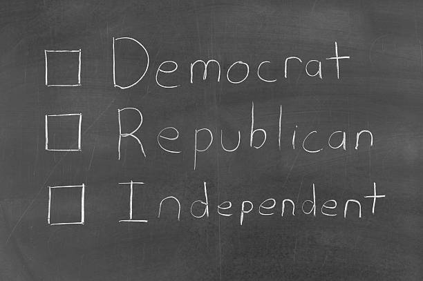 istock Vote Democrat Republican or Independent 175498506