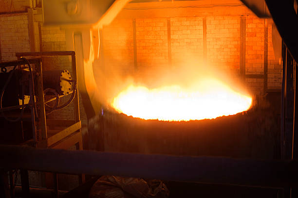 indústria de ferro e aço - siderurgy - fotografias e filmes do acervo
