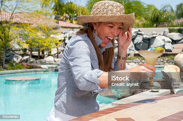 Happy Hour Woman Stock Photo - Download Image Now - 30-39 Years, 40-44 Years, 40-49 Years
