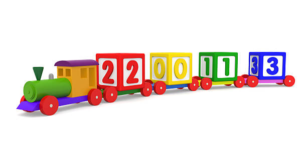 istock Toy Train &  New Year 2013 Blocks 175500206