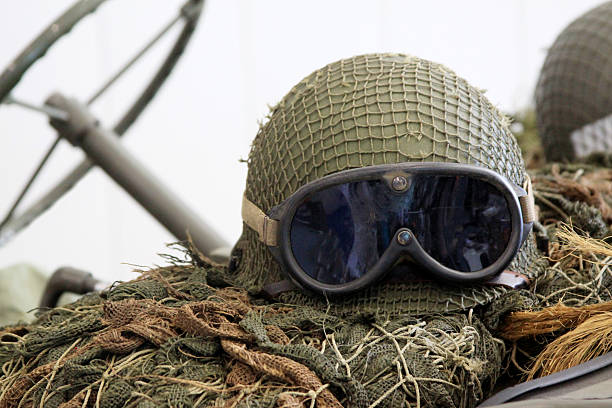 istock World War II Helmet and Goggles 175500236
