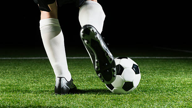 istock Soccer player is about to kick ball 175501055