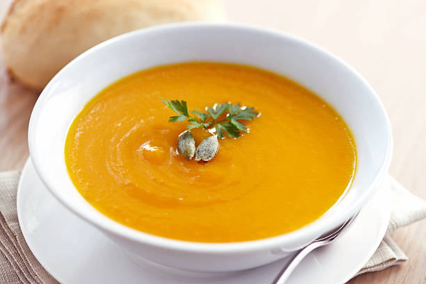 パンプキンスープ - pumpkin soup ストックフォトと画像