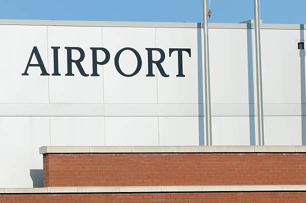 istock Airport sign on modern building 175501327