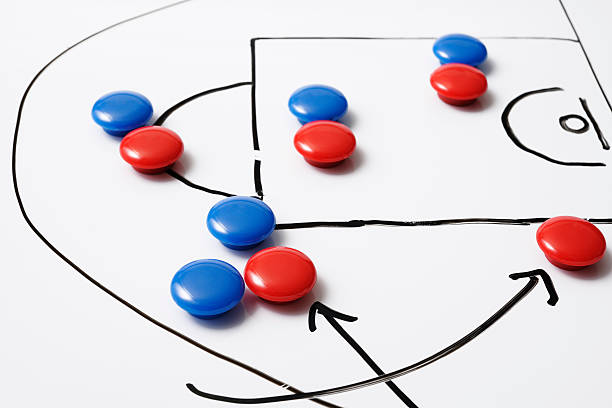 istock Strategy meeting of the basketball using the white board 175501468