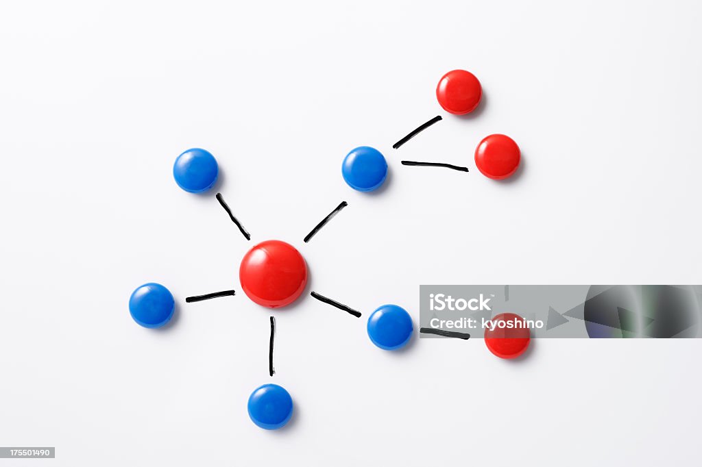 Diagrammatic 人チャート - 磁石のロイヤリティフリーストックフォト