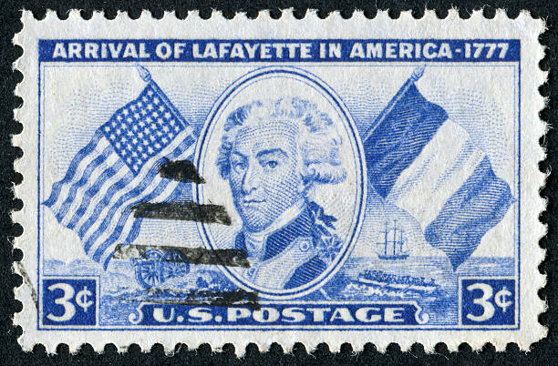 istock Arrival Of Lafayette In America Stamp 175502383