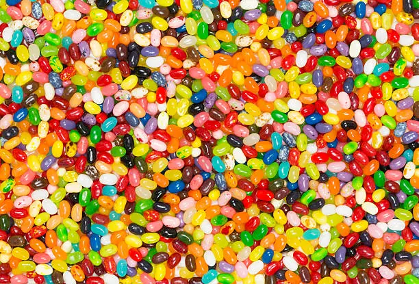 Photo of Jelly beans background
