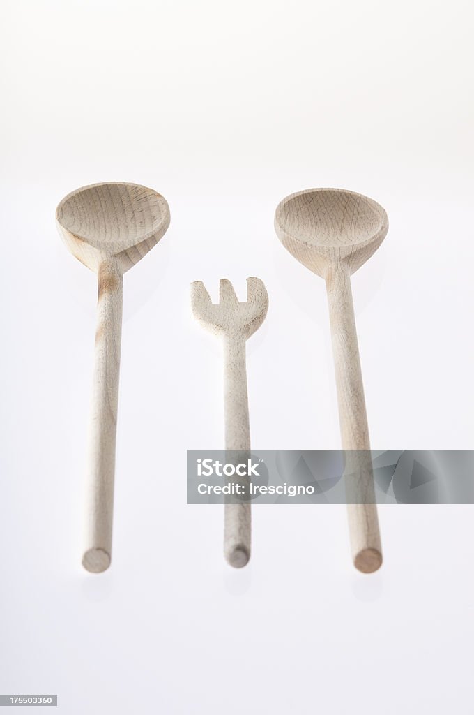 ladles- Utensile da cucina in legno - Foto stock royalty-free di Articoli casalinghi