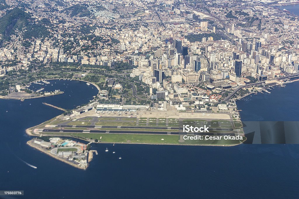 Rio de Janeiro e do centro da cidade de Aeroporto - Royalty-free Aeroporto Foto de stock