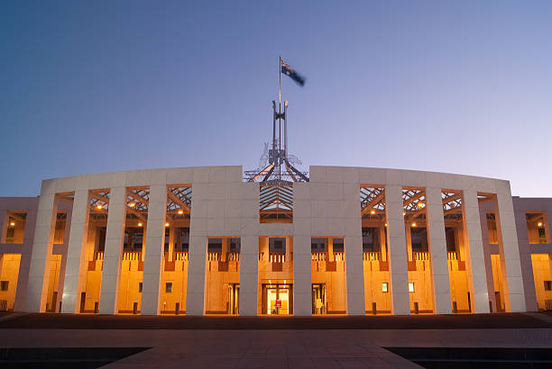 istock Canberra - Parliament House (Night) 175505395
