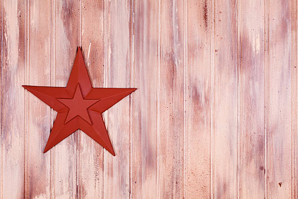 istock Texas Star on old wooden rustic beadboard 175506439