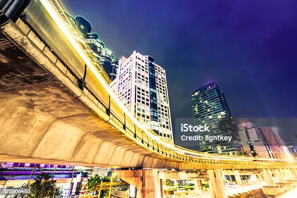 Centro Città Di Bangkok Tailandia - Fotografie stock e altre immagini di Alba - Crepuscolo - Alba - Crepuscolo, Ambientazione esterna, Attrezzatura per illuminazione