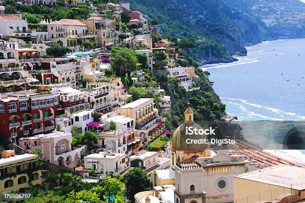 Positano Wybrzeże Amalfitańskie Włochy - zdjęcia stockowe i więcej obrazów Positano - Positano, Wybrzeże Amalfi, Ravello