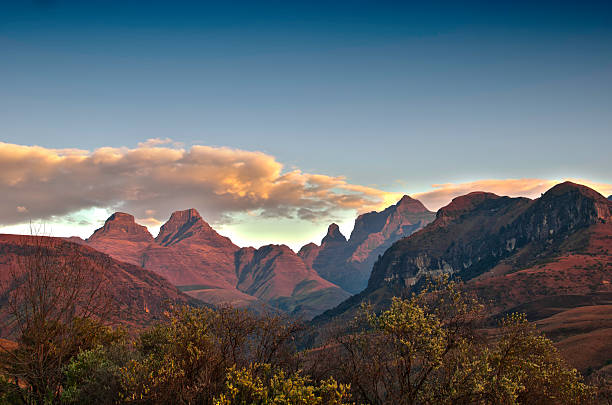 Cathedral Peak stock photo