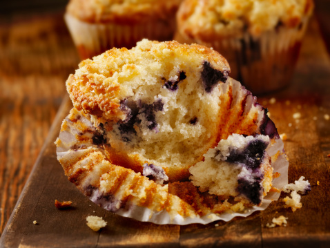 Homemade Blueberry Muffins-Photographed on Hasselblad H3D2-39mb Camera