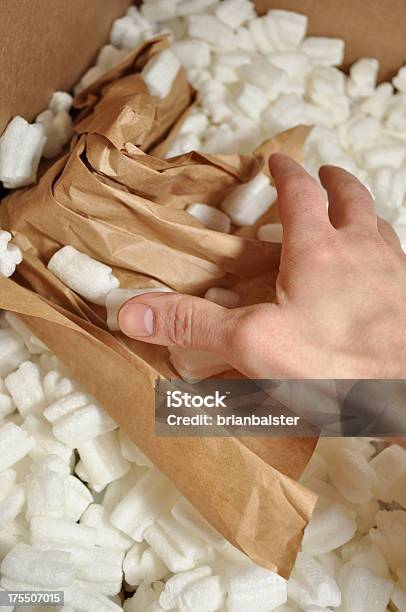 Shipping Products At Warehouse Stock Photo - Download Image Now - Peanut - Food, Polystyrene, Box - Container