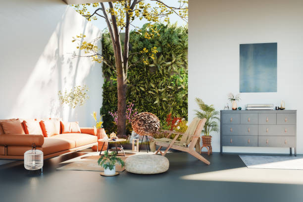 istock Cozy modern living room 1755075323