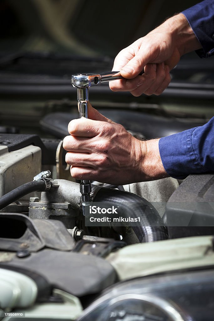 Wartung geschlossen - Lizenzfrei Motoröl Stock-Foto