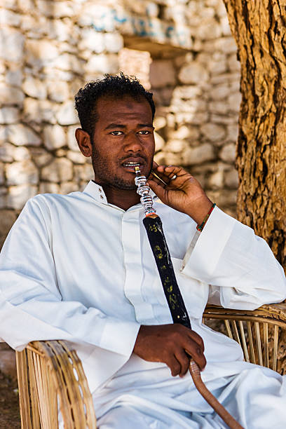 istock Nubian man smoking waterpipe in Southern Egypt 175509217