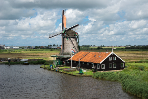 Oil windmill at the Zaanse Schans in HollandMore images of same photographer in lightbox:
