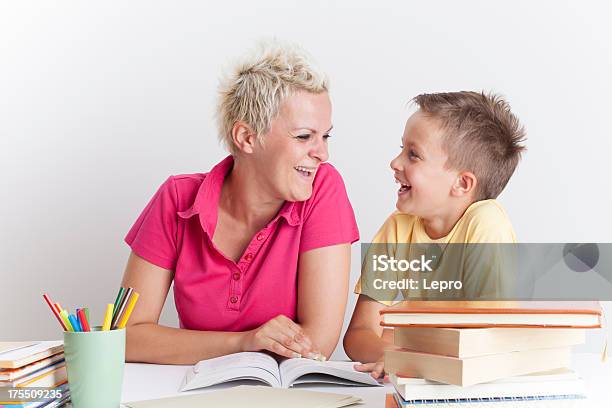 Learning Stock Photo - Download Image Now - 4-5 Years, Adult, Assistance