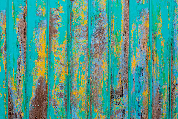 istock Old abstact turquoise wooden board texture. 175509463