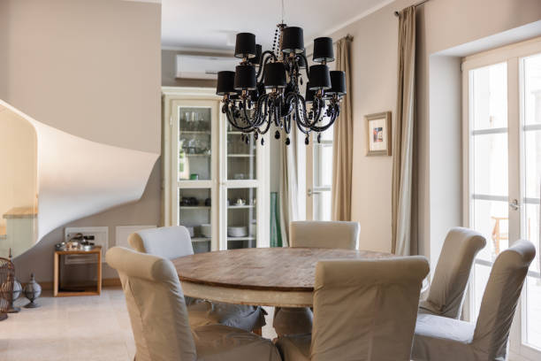 istock Beige Dinning Room In A Villa In Istria 1755095253