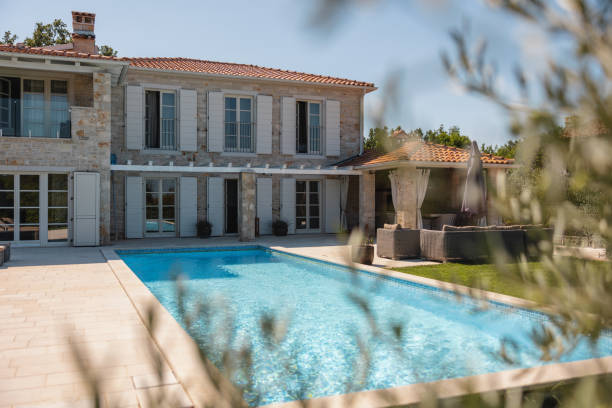 istock Beautiful Istrian Villa With A Pool On A Sunny Summer Day 1755095299