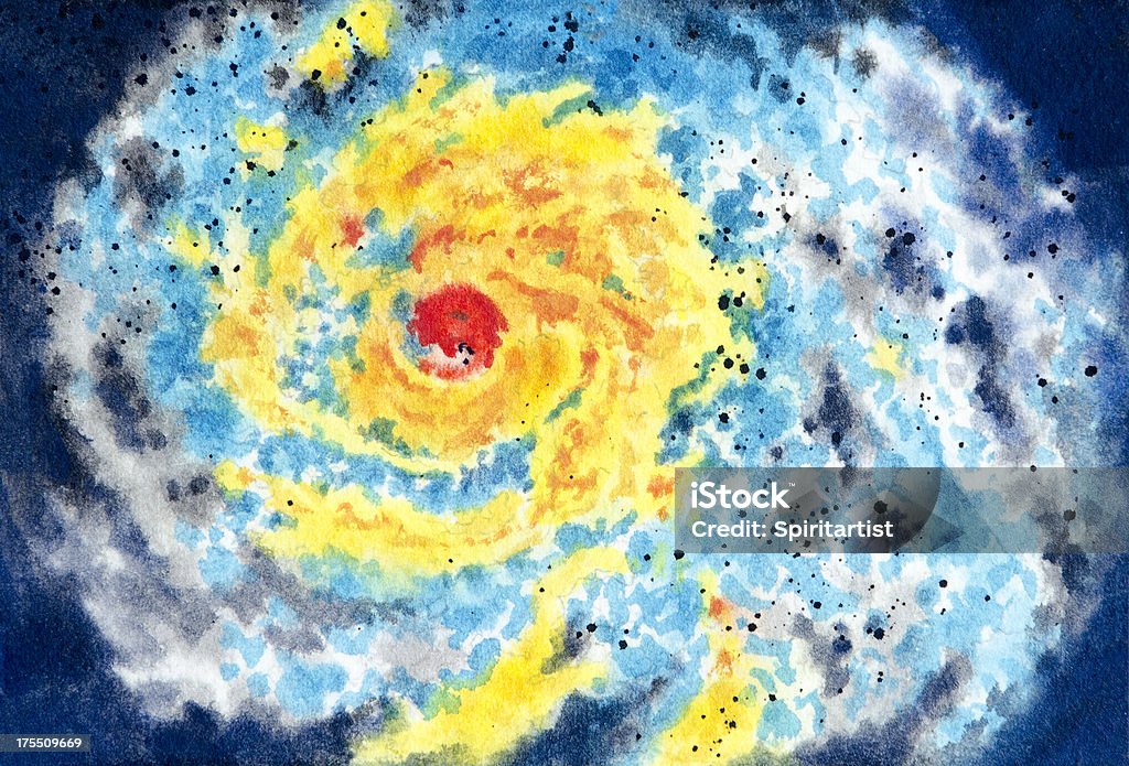 Cas de tempête - Illustration de Ouragan libre de droits