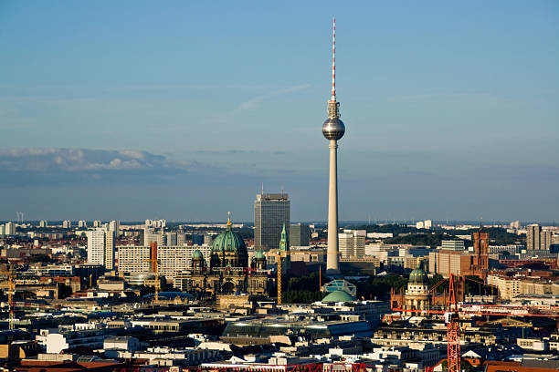 Berlin panorama stock photo