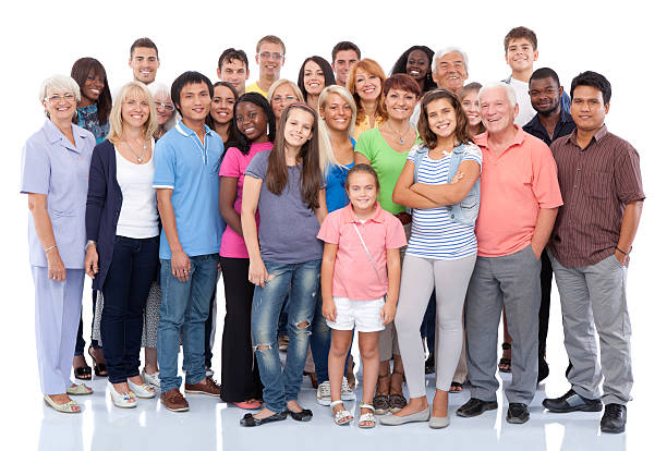 istock Group of people standing together. 175510457