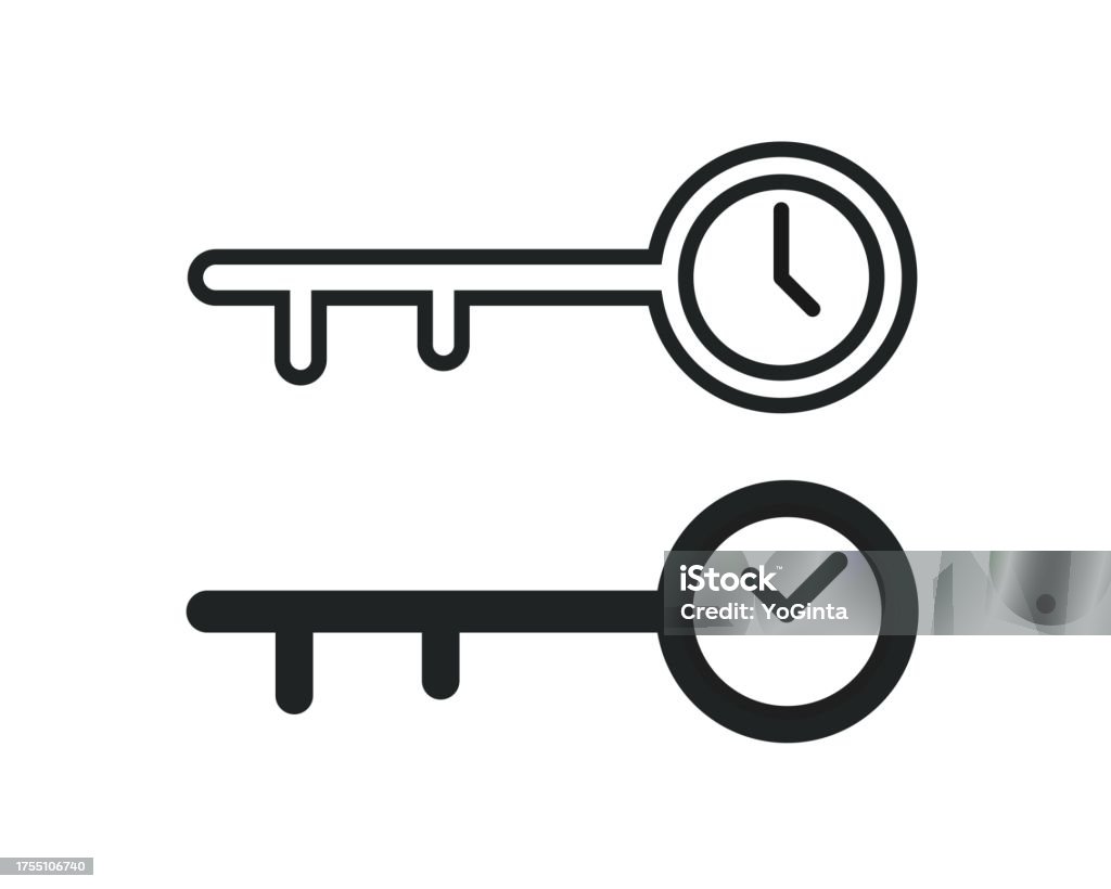 Time Key Image Time Key Lock Illustration Vector Stock Illustration - Download Image ...