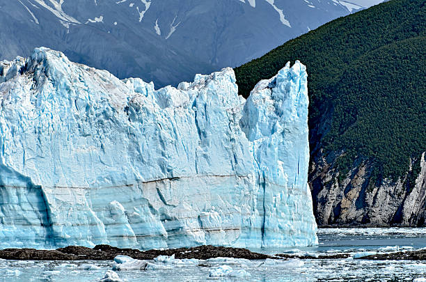 허버드 빙하, 알래스카 니어 수어드 - hubbard glacier 뉴스 사진 이미지