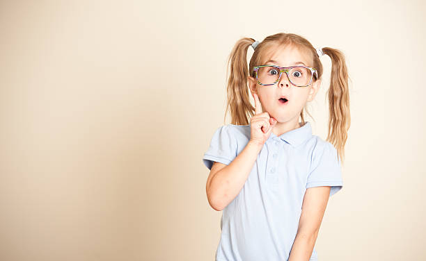 istock Cute Little School Girl Making a Face 175512712