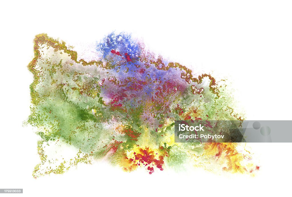 Astratto Sfondo multicolore - Illustrazione stock royalty-free di Acquerello