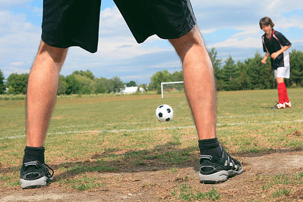 istock Father Son Soccer - Play 175513508