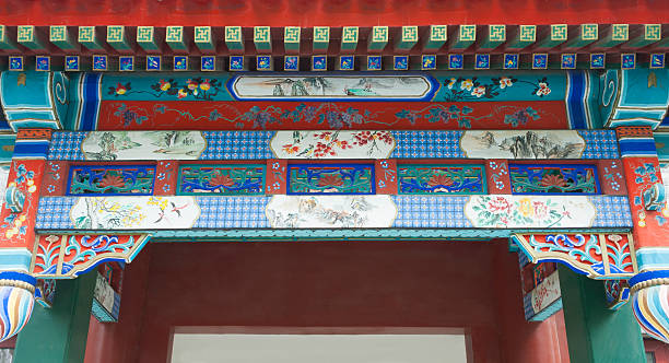 istock Chinese palace facade detail 175514495