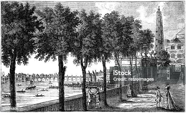York Schody I Water Tower London 1780 - Stockowe grafiki wektorowe i więcej obrazów Akwaforta