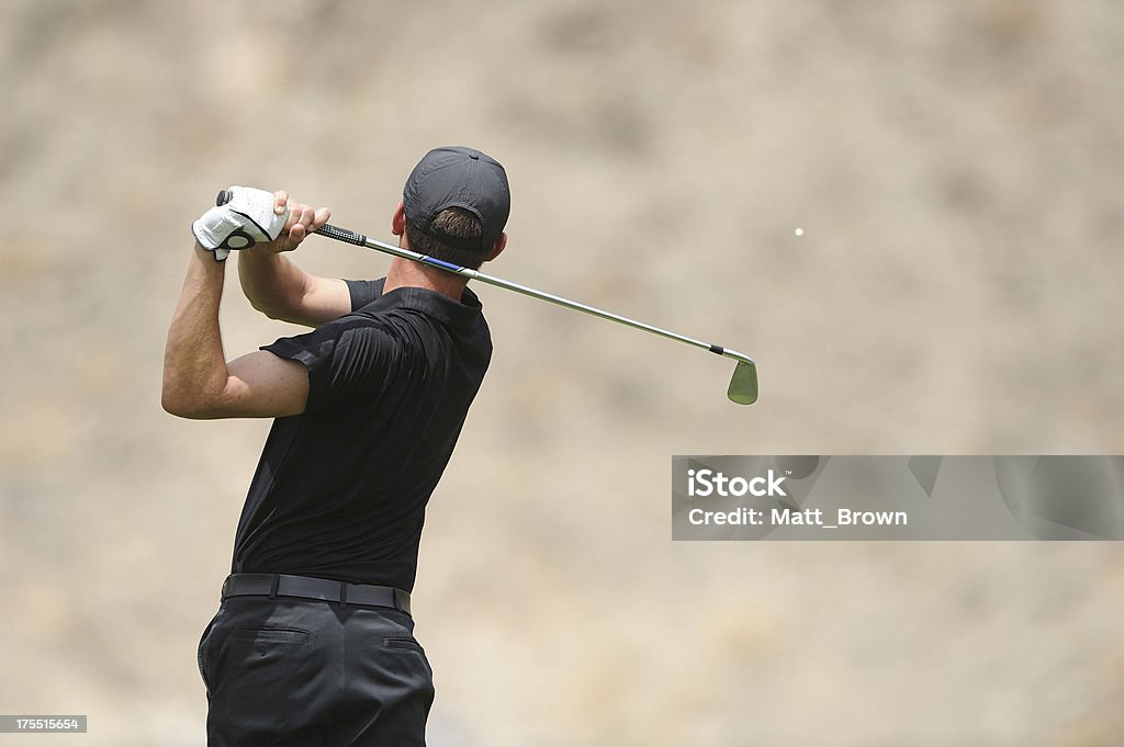Golfspieler swing - Lizenzfrei Golfschwung Stock-Foto