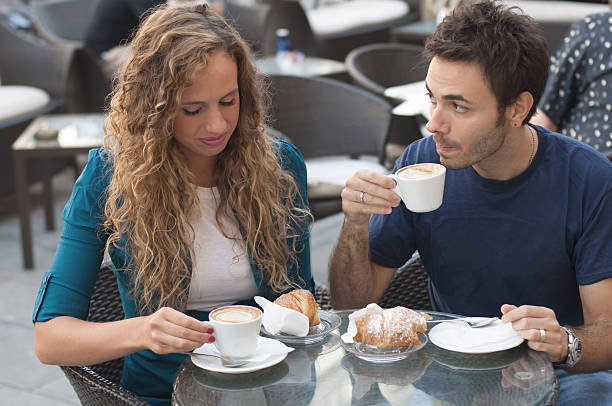 istock Couple Having a Breakfast at Cafe. 175515935