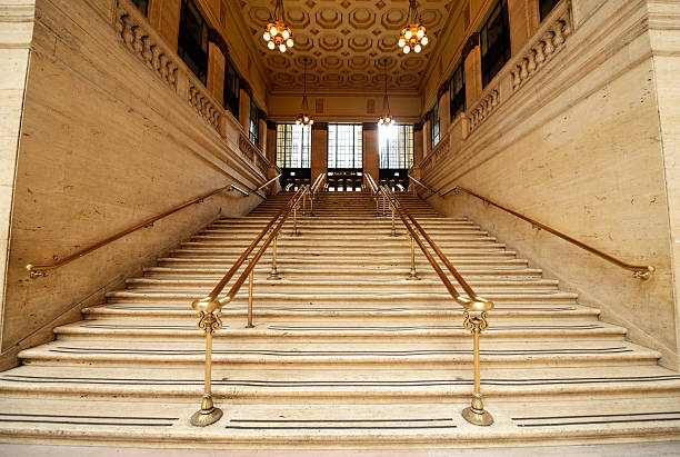 istock Subway Station Staircase,Chicago 175516169