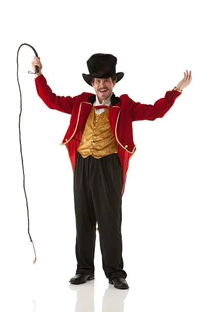 Photo of Ring master performing with a whip