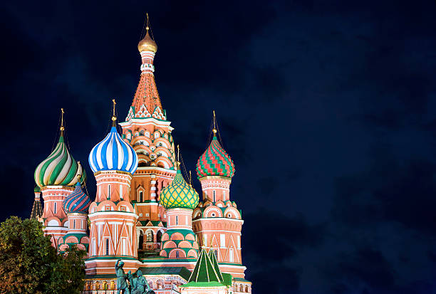 st basil catedral, moscou - russia moscow russia st basils cathedral kremlin imagens e fotografias de stock