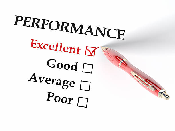 A performance form with excellent checked off http://kuaijibbs.com/istockphoto/banner/zhuce1.jpg  good grades stock pictures, royalty-free photos & images