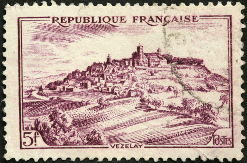 Vezelay, Burgundy, France hilltop town