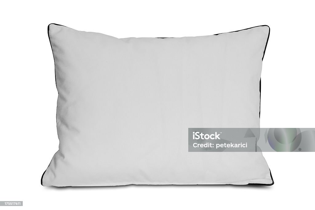 Белый бархатные подушки (Обтравка) - Стоковые фото Диванная подушка роялти-фри