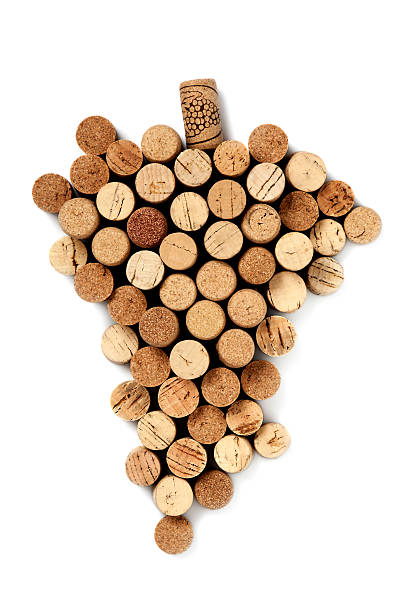 istock Bunch of grapes shape made with corks 175517960