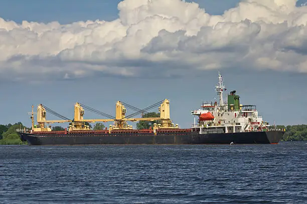 Cargoship at the Baltic SeaSee more Nautical VESSEL images here: