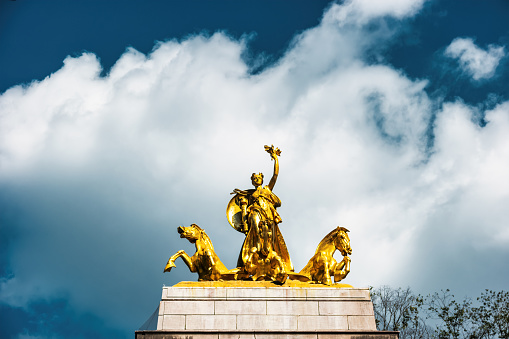 Statue of Johann Strauss in Vienna Stadtpark